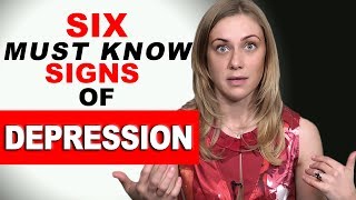 6 MUST KNOW SIGNS of DEPRESSION! psychology with therapist Kati Morton | mental health & symptoms