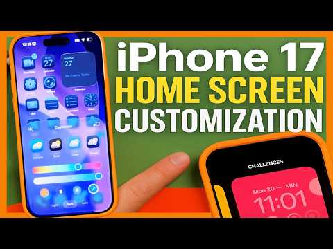 How To Customize iPhone 17 Home Screen (Air, Pro, Pro Max) | iOS 26 Widgets & Icons