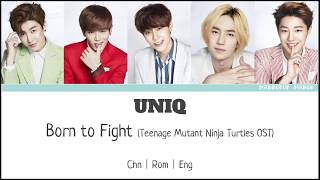UNIQ - Born to Fight (Teenage Mutant Ninja Turtles OST) | Color Coded Lyrics