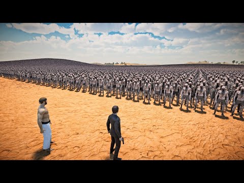 JOHN WICK & CHUCK NORRIS VS 1,000,000 ZOMBIES - Ultimate Epic Battle