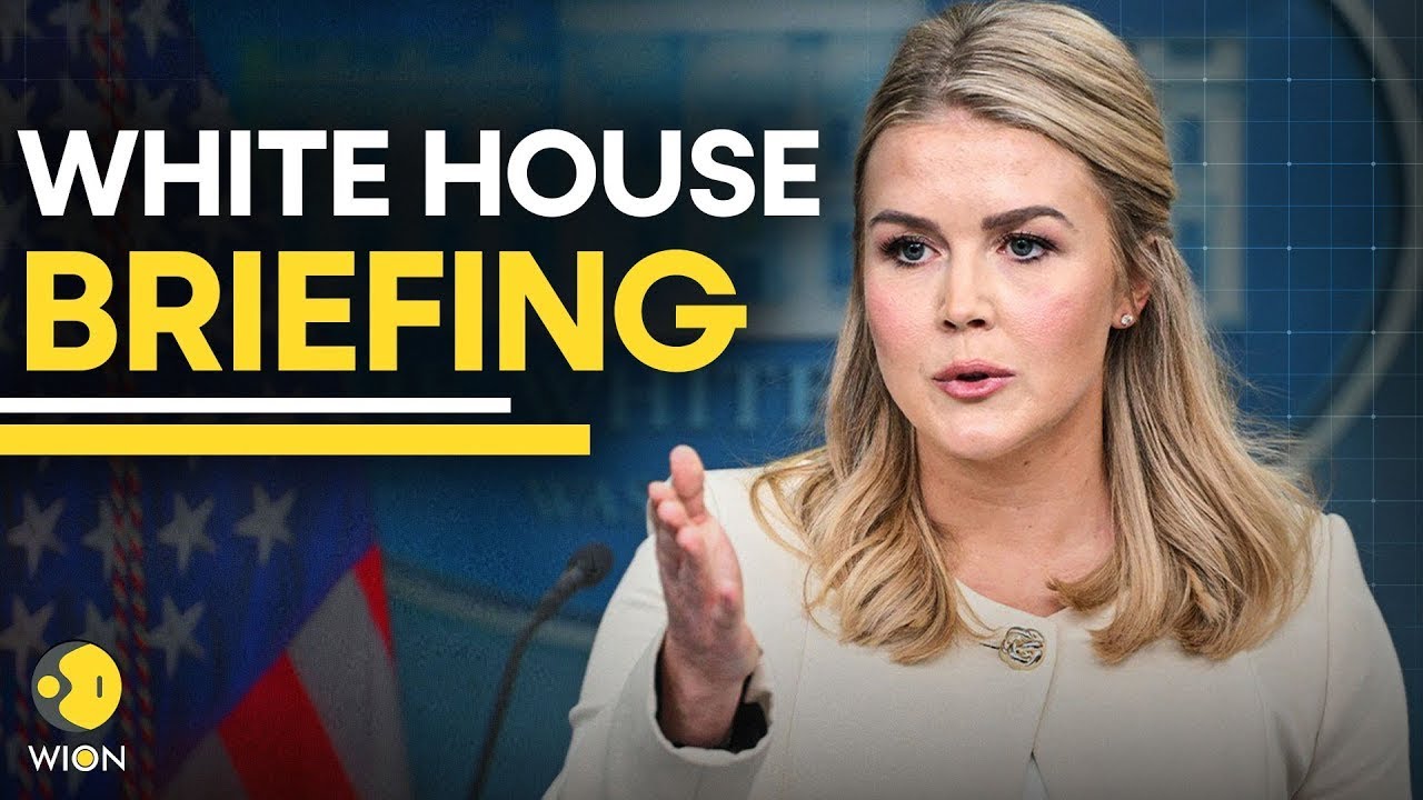 WHITE HOUSE LIVE: Press Briefing by Press Secretary Leavitt and VP JD Vance | WION