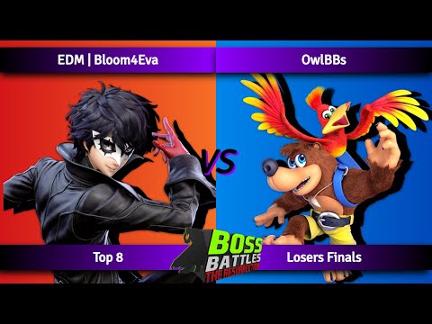 EDM | Bloom4Eva (Joker) vs OwlBBs (Banjo and Kazooie) - Losers Finals (Top 8) - BOSS BATTLES: TR