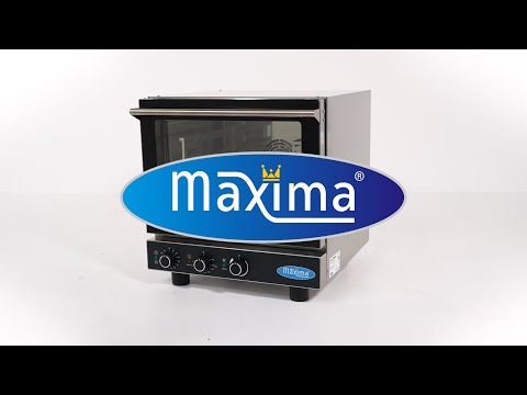 Maxima Gastro Combi - Dampfofen - Passt 4 Tabletts (1/1 GN / 60 x 40 cm) - Analog - 400V