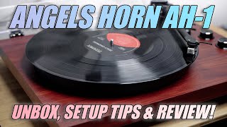 Angels Horn AH-1 Turntable Review | Unboxing + Setup Tips