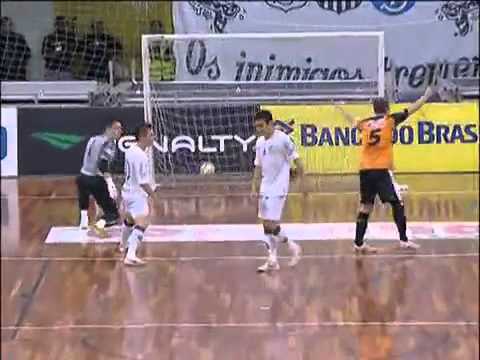 Futsal(FINAL) - SANTOS FC 3 (7) x (6) 2 carlos barbosa - Liga Futsal 2011