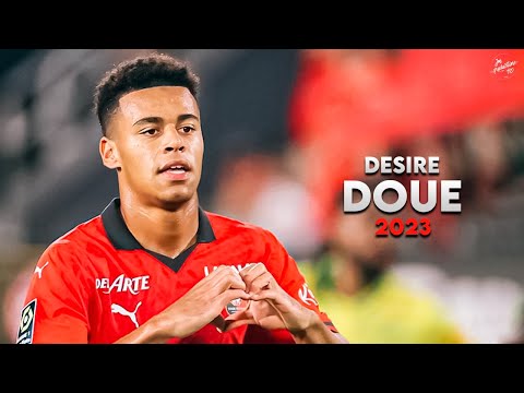 Désiré Doué 2023 - Crazy  Skills, Assists & Goals - Stade Rennais | HD