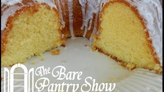 lemon loaf made with cake mix and pudding