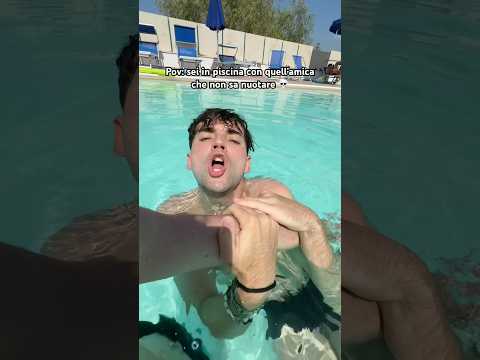 We all have a friend who can't swim😂 Send it to her🫢