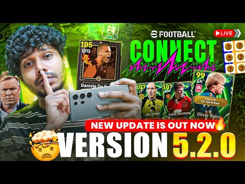 eFootball NEW UPDATE IS OUT 🔥 V 5.2.0 LIVE 🤯 🛑 FREE EPICS #efootball