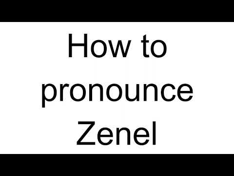 How to Pronounce Zenel (Albanian)