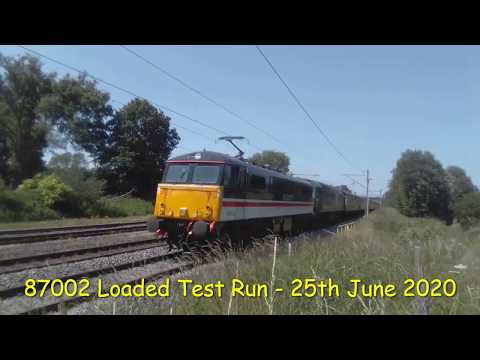 87002 Loaded Test Run   25th June 2020