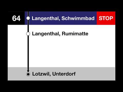 Asmobil Ansagen - Langenthal Stadtbus Linie 64