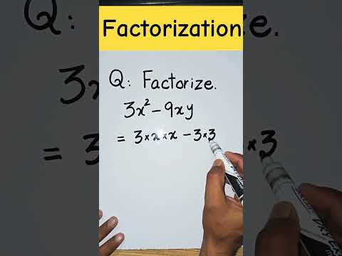 Factorization of Algebraic expressions #factorization #factorization8thclass #factorisation