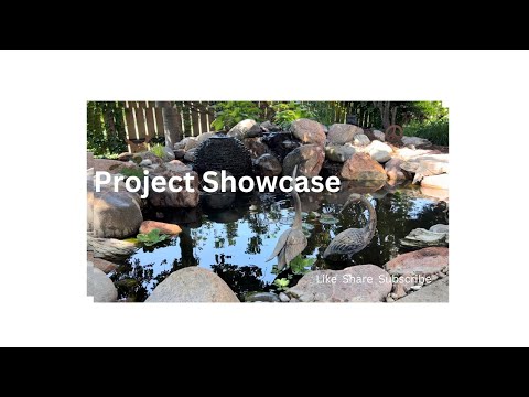 Project showcase of an Aquascape ecosystem pond.