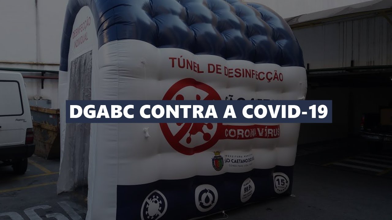 Túneis de desinfecção em São Caetano