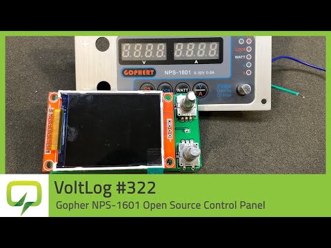 Gopher NPS1601 Open Source Control Panel | Voltlog #322