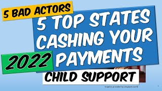 5 STATES CASHING CHILD SUPPORT PAYMENTS FOR 2023             #chatgpt