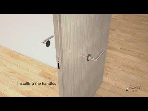Filo muro/ doors flush with wall installation video