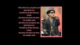 Show Me - Bruno Mars (LYRICS/LETRA)