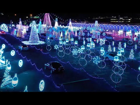 World of Illumination Drive Thru Candy Rush Marietta Georgia