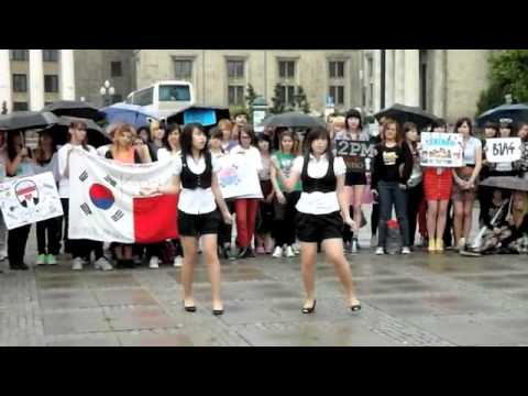 Dreamstage Korea: Global Flashmob Day - Warsaw (Poland) / T-ara - I Go Crazy Because Of You