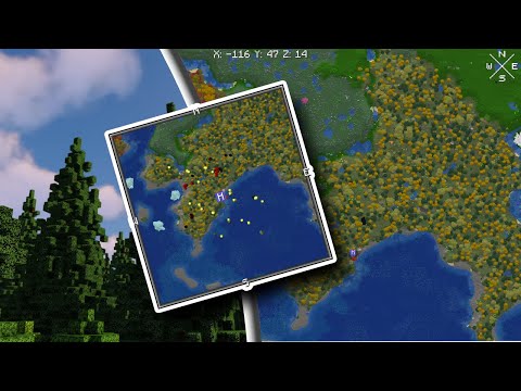 Minecraft: Xaero's MINIMAP and Xaero's WORLD MAP (2020)