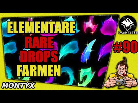 DAUNTLESS #90 Elementare Wutplatte & Wutschwanz ★ Elementares Schwanzjuwel Klauenjuwel Schädeljuwel