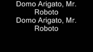 Styx Mr Roboto Lyrics Video