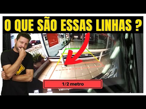 Como usar a CÂMERA DE RÉ com as LINHAS COLORIDAS | 📺066