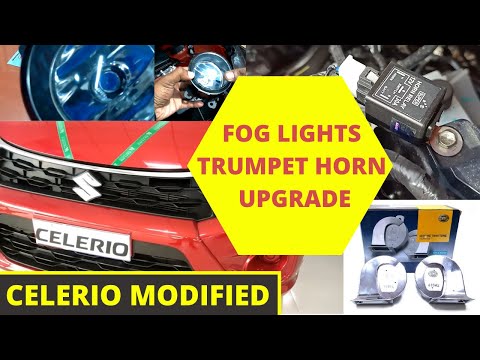 Suzuki Celerio Modification, Part -1, Fog Lights and Hella Horn Upgrade