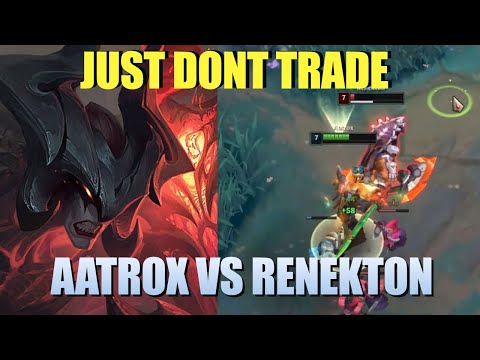 How a challenger player stomps Renekton as Aatrox every single time
