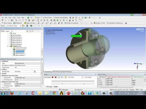 CADFEM Tutorial No 5 – Evaluating Bolts using ANSYS® Workbench™