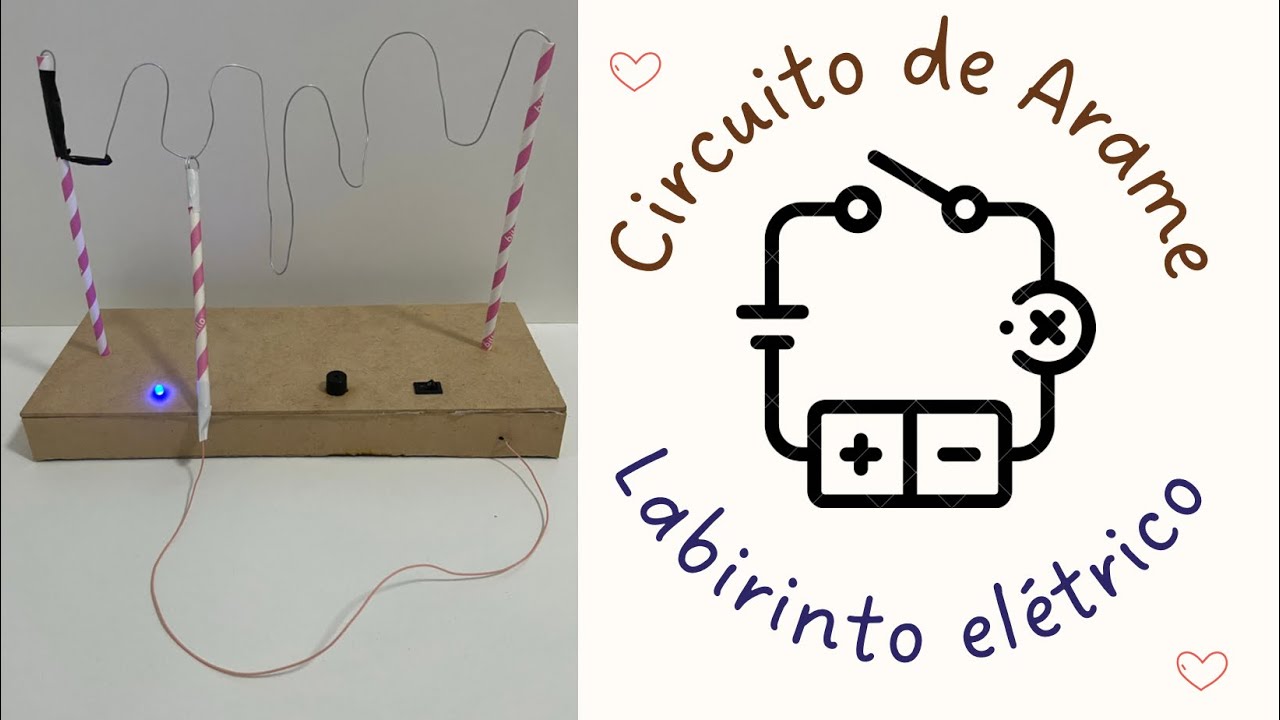 CIRCUITO DE ARAME labirinto elétrico - electric maze
