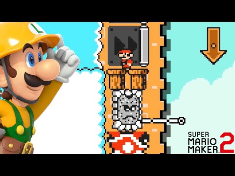 Spiny Side Down by Warriuzo - Super Mario Maker 2
