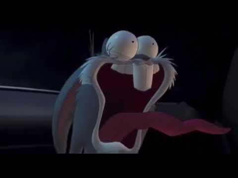 Bugs Bunny screams like Neo Cortex-