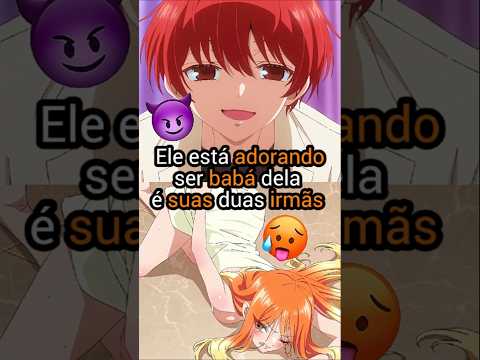 He became a babysitter for three girls. #shorts #anime #otaku