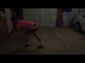 Glide resistance training, 13 yrs old (side view)