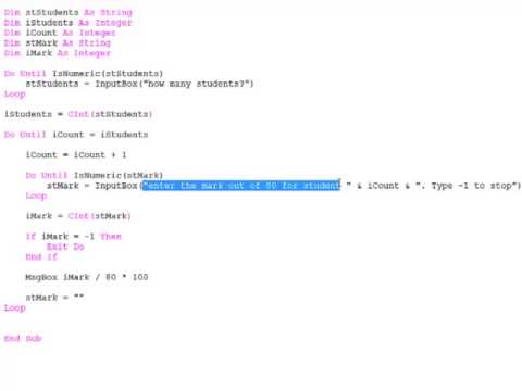 1 Introduction to Programming with VBA The Integrated Development Environment