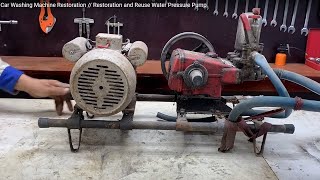 Perfectly Restore And Assemble Each Rusted Nakawa Booster Pump Part