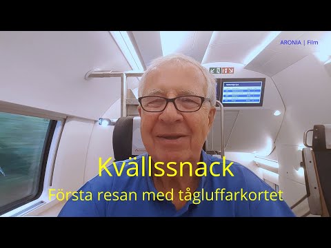 2021-06-23 KVÄLLSSNACK - Första resan med tågluffarkortet