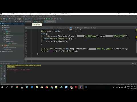 Switching Date Format In Java