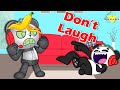 Try Not to Laugh Challenge with Combo Panda and Robo Combo!!!!