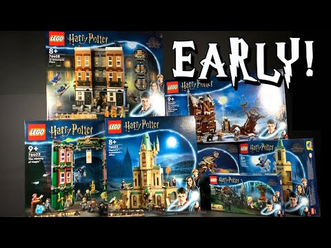 I Got ALL OF THE LEGO Harry Potter Summer 2022 Sets EARLY! FULL WAVE UNBOXING!