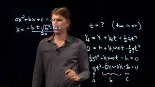 Projectile Motion - How Long to Hit the Ground | Physics with Professor Matt Anderson | M4-12