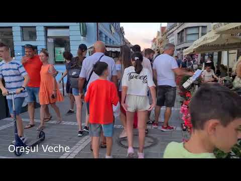 Old City Braşov street walking | Oraşul Veche | 2022