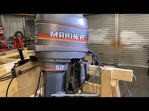 Tilt & Trim Explained - 1983 Mariner 50hp Outboard | The $150 motor project - Mercury Blueband