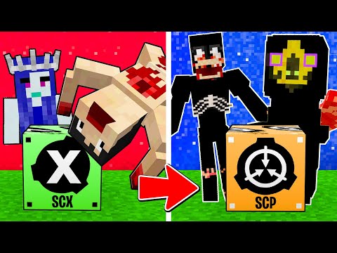 NON APRIRE i LUCKYBLOCK SCP contro SCX - Minecraft ITA