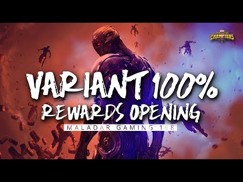Ultron's Assault: Variant 100% Rewards Opening 😬 #MMXIV #MCOC