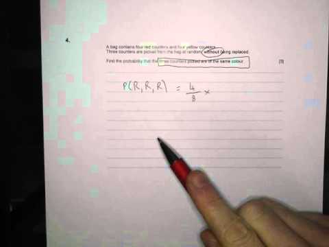 Tree Diagrams - Q4 GCSE Maths Revision Walking Talking Topics with Mr Barton