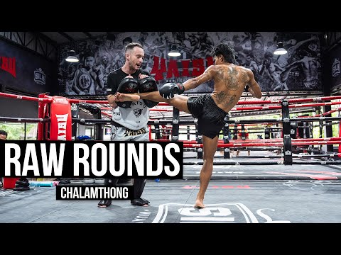 Raw Rounds: Chalamthong - Muay Thai Pad Work